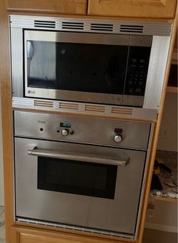 Thermador wall oven with microwave LG