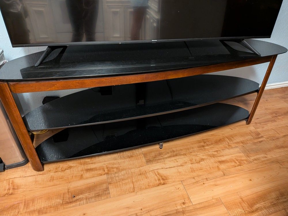 GLASS TV STAND