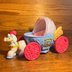 🌈Fisher Price Little People Disney Princess Cinderella Musical Carriage & Horse