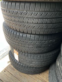 4 USED 22565R17 Yokohama Avid ALL SEASON TIRES for $180 installed and balance. 22565R17 225 65 17 225 65 R 17 225/65/17 225/65/R17  Texas Extreme Tire