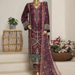 Indian Pakistani Tradition Designer Shalwar Kameez Embroidery Silk Cotton Dress 