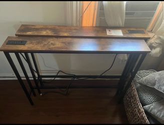 Behind the couch table