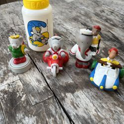 VTG Babar Elephant Toy Lot  90s Arby’s Fast food Toys 