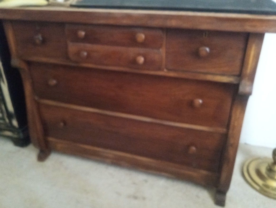 Antique American Empire Style Dresser