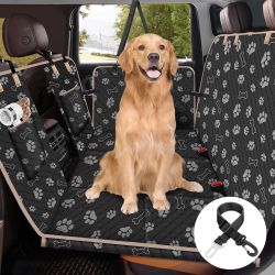 Dog Car Seat Cover with Mesh Window