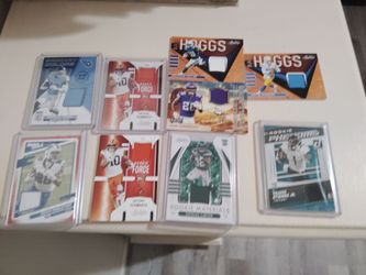 Football sports cards patches lot/ football sports cards