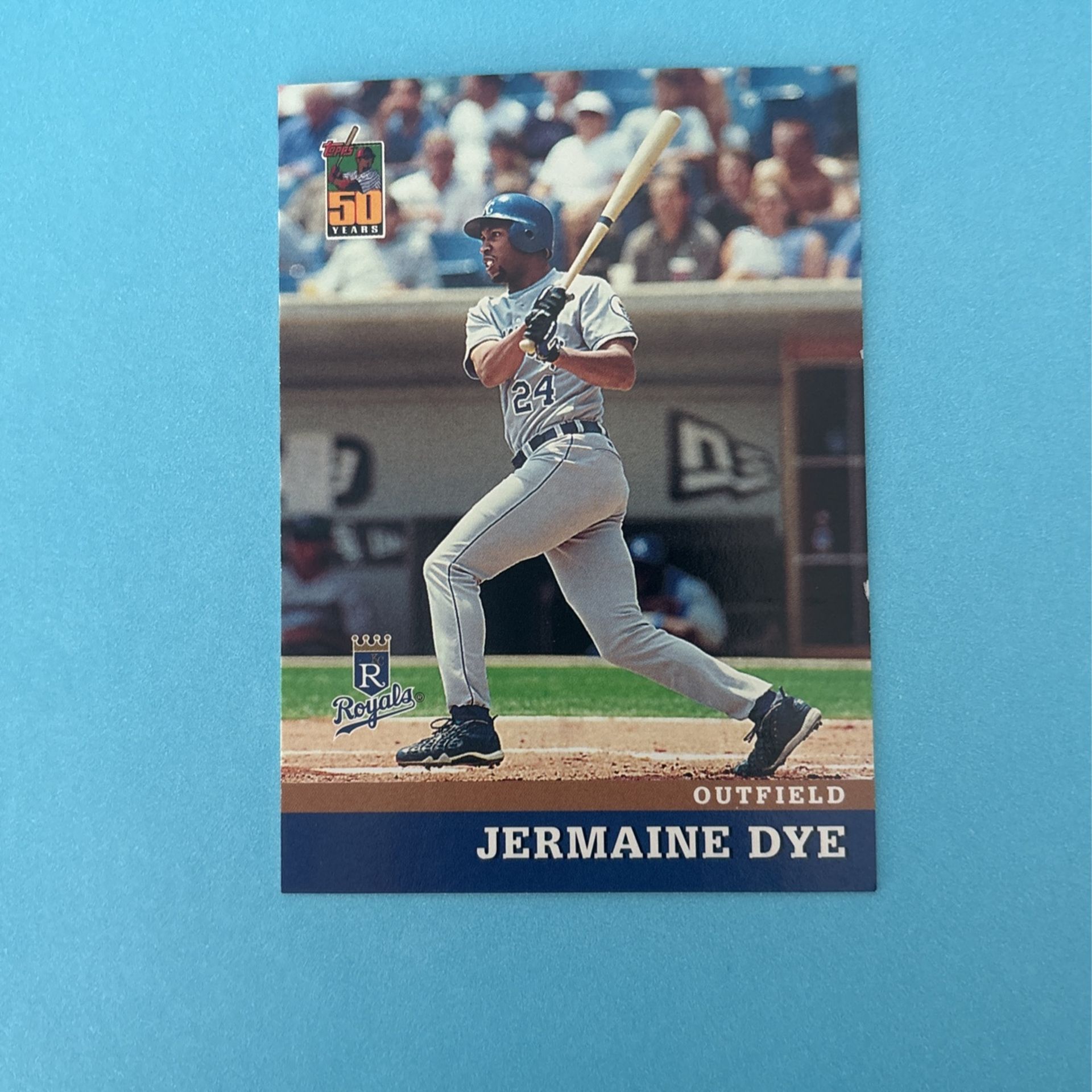 2001 Jermaine Dye baseball card