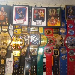MAN CAVE CHRISTMAS GIFT WRESTLEMANIA WWE CHAMPIONSHIP 🏆 TITLE BELTS! only 180 To 380 Each! Betta Hurry 😉😁