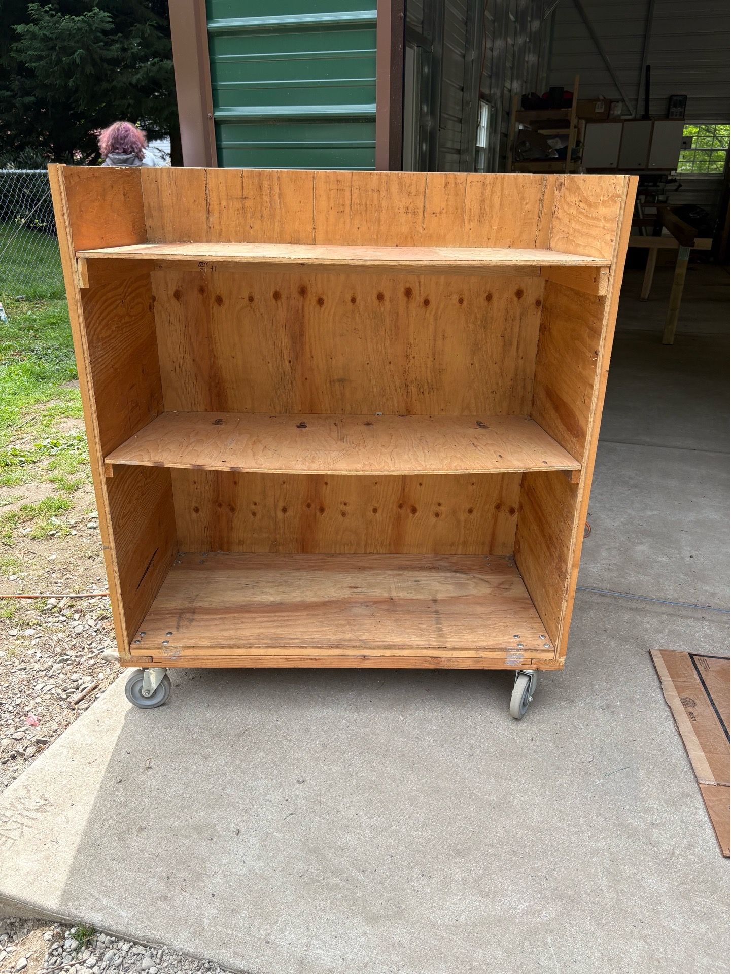 Cart on casters
