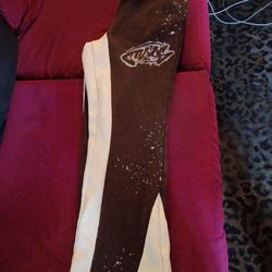 3 pairs of stacked joggers,, size medium