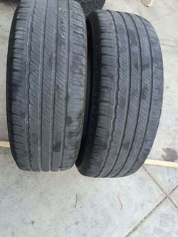 245/60/18 MICHELIN PRIMACY TOUR AS 75% TREAD SET OF 2 MATCHING TIRES
