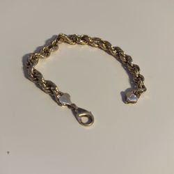 10k Gold Rope Bracelet 