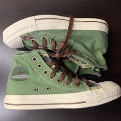 Converse Women’s Shoes All Star High Top Camo Double Tongue