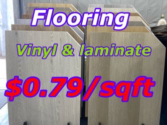 Flooring Vinyl & Laminate $0.79/sqft