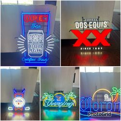 5 Neon Bar Lights –$400