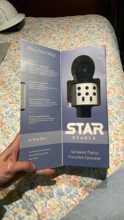 Wireless Karaoke Microphone With Speaker