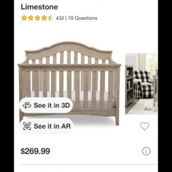 Baby Crib 6-in-1 Convertible