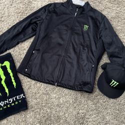 Monster Jacket, Hat, & Hand Towel