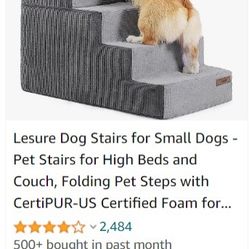 Dog Stairs For Small Dogs (5 Stairs)
