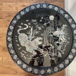 Vintage Dragon Leg Oriental Table