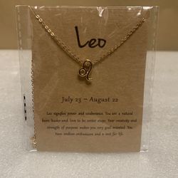 Leo Zodiac Sign Choker Horoscope Necklace 