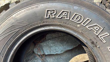 Snow tires LT 235 R75 15 6 ply