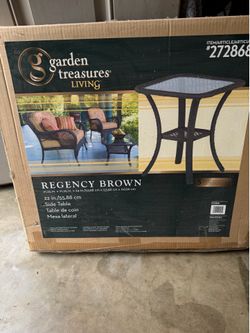 New side table in box