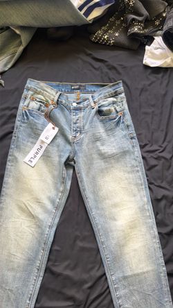 PURPLE Light blue jeans