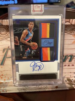 Theo Maledon 2020-21 One and One 18/49 Quad Color RPA Rookie Auto