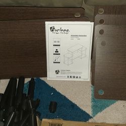 New! FURINNO Entertainment Center/ Media Storage Model # 11257