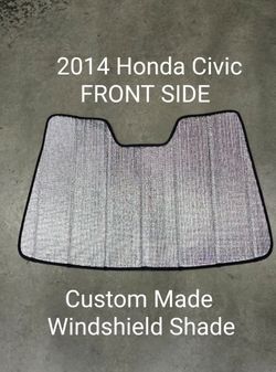 Custom Windshield Sun Shade for 2014 Honda Civic