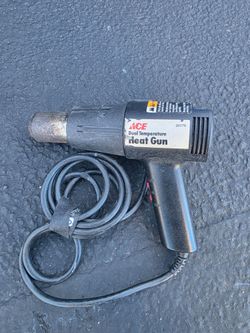 Ace Heat Gun Dual Temperature Slightly Used with Heat Sheild Works great (OBO)