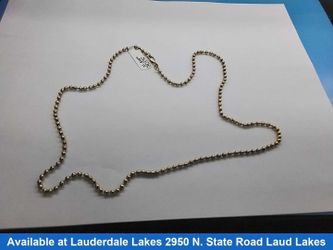 Bead Chain - Yellow Gold 10k (.417) 15.6 grams 25 inch