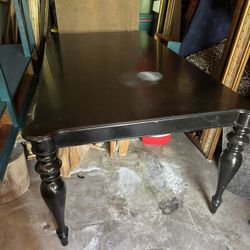 Large Black Dining Table