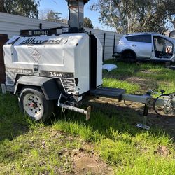 2015 Allmand Night-Lite Pro II V-series 8kVA Light Tower