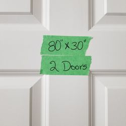 2 Doors 80×30" Almost New 