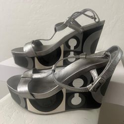 Coach Silver Heels 