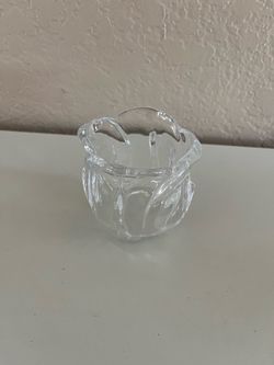 Lead crystal Tulip Votive holder