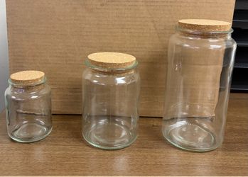 Glass jars