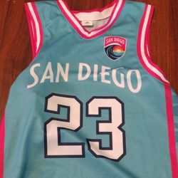 San Diego Wave NWSL FC Soccer Basketball Style Jersey  Youth Large