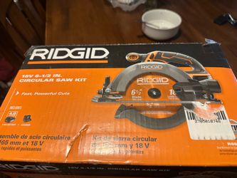 Ridgid circular saw kit 18V battery 4.0