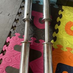 Olympic Dumbbells Handles.    20 Dollars 
