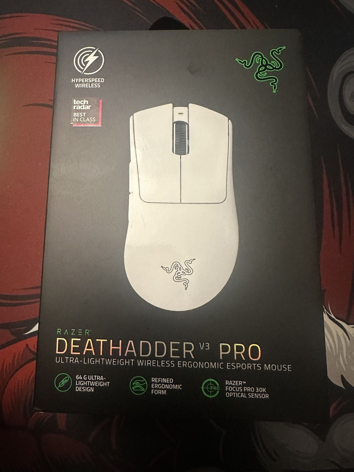 Razer DeathAdder V3 Pro Wireless (White), Super glide Skates