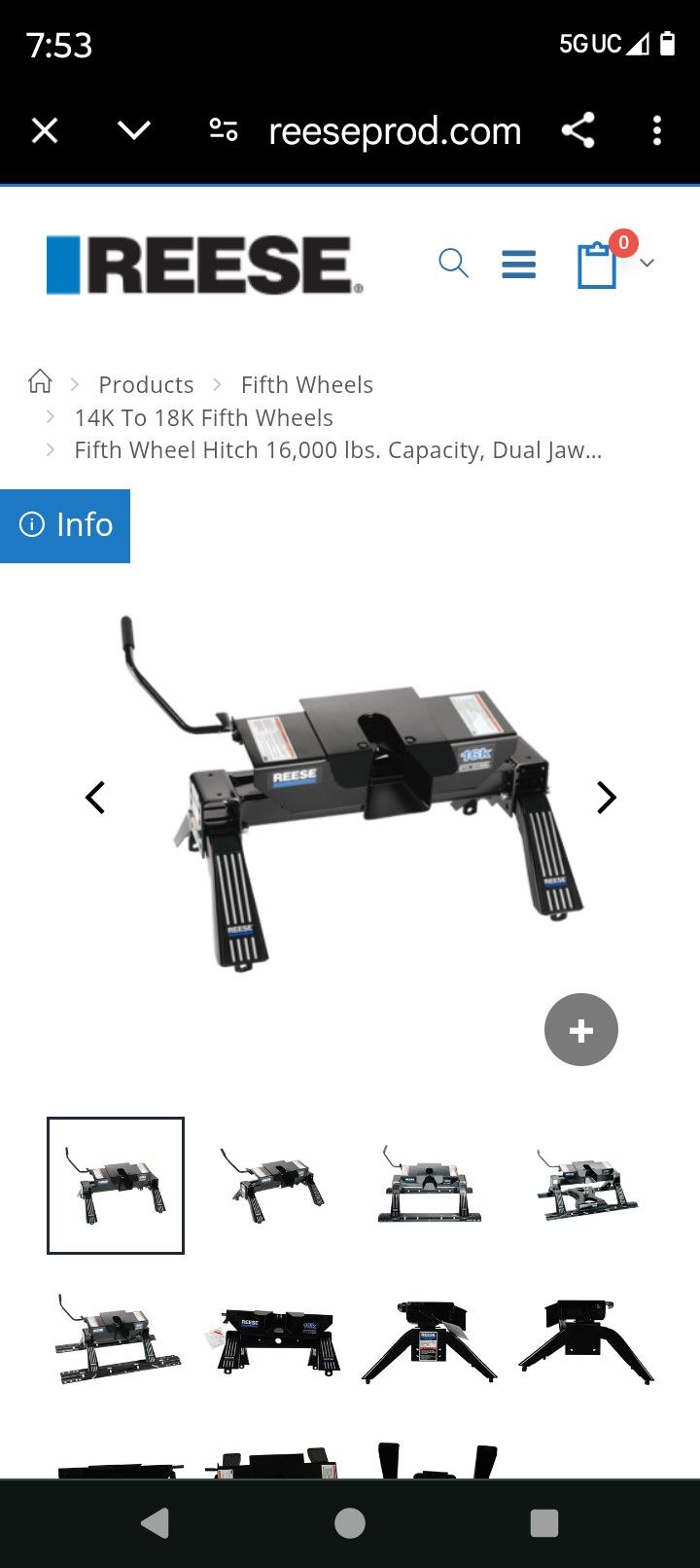 Reese 5th Wheel Hitch