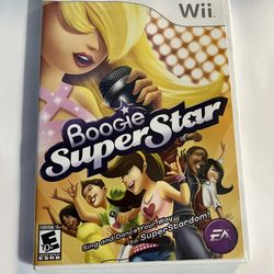 Boogie Super Star - Nintendo Wii - Complete with Manual and Poster Tested