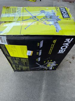 RYOBI 15-Amp 10" Table Saw with Rolling Stand (RTS23) - Works Great
