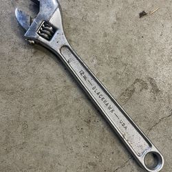 12” Blackhawk Adjustable Wrench