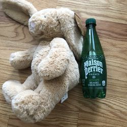 Rabbit Plush  New Tag Attached  Very Soft Rattle 