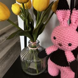 Crochet Bunny 🩷🖤