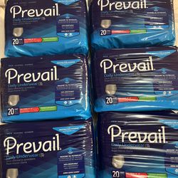 PREVAIL ADULT DIAPERS 